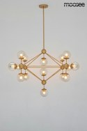 LAMPA WISZĄCA ASTRIFERO 15 ZŁOTA metal / KLOSZE SZKŁO BURSZTYNOWE - stelaż metalowy - REGULACJA WYSOKOŚCI Moosee MOOSEE LAMPA WISZĄCA ASTRIFERO 15 ZŁOTA metal / KLOSZE SZKŁO BURSZTYNOWE - stelaż metalowy - REGULACJA WYSOKOŚCI Moosee MOOSEE