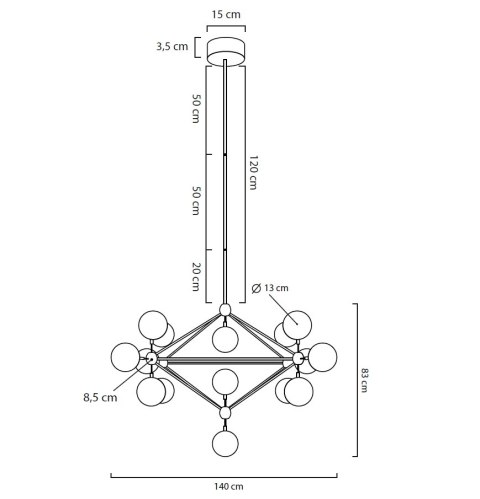LAMPA WISZĄCA ASTRIFERO 15 ZŁOTA metal / KLOSZE SZKŁO BURSZTYNOWE - stelaż metalowy - REGULACJA WYSOKOŚCI Moosee MOOSEE LAMPA WISZĄCA ASTRIFERO 15 ZŁOTA metal / KLOSZE SZKŁO BURSZTYNOWE - stelaż metalowy - REGULACJA WYSOKOŚCI Moosee MOOSEE