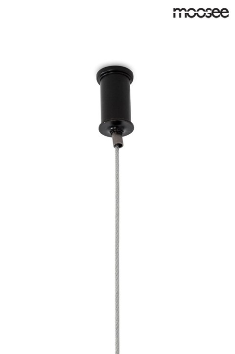 Moosee MOOSEE lampa wisząca LED LAVA czarna stal / klosze bursztynowy akryl zmienna barwa światła Moosee MOOSEE lampa wisząca LED LAVA czarna stal / klosze bursztynowy akryl zmienna barwa światła