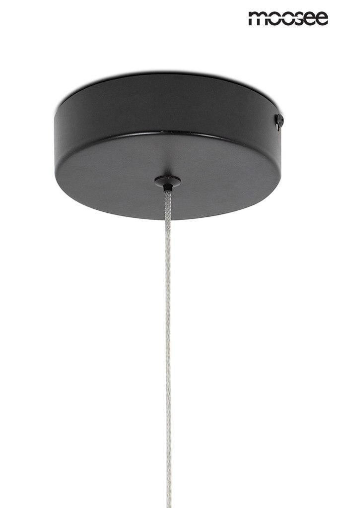 Moosee MOOSEE lampa wisząca LAVA czarna / bursztynowa Moosee MOOSEE lampa wisząca LAVA czarna / bursztynowa