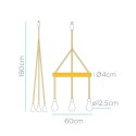 New Garden NEW GARDEN lampa wisząca ILARIA 180 HANG SOLAR & BATTERY New Garden NEW GARDEN lampa wisząca ILARIA 180 HANG SOLAR & BATTERY