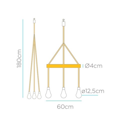 New Garden NEW GARDEN lampa wisząca ILARIA 180 HANG SOLAR & BATTERY New Garden NEW GARDEN lampa wisząca ILARIA 180 HANG SOLAR & BATTERY