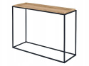 SIGNAL ŁAWA KONSOLKA MERIDA C MDF + OKLEINA DĄB/CZARNY METAL 110X38 SIGNAL ŁAWA KONSOLKA MERIDA C MDF + OKLEINA DĄB/CZARNY METAL 110X38