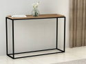 SIGNAL ŁAWA KONSOLKA MERIDA C MDF + OKLEINA DĄB/CZARNY METAL 110X38 SIGNAL ŁAWA KONSOLKA MERIDA C MDF + OKLEINA DĄB/CZARNY METAL 110X38