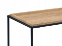 SIGNAL ŁAWA KONSOLKA MERIDA C MDF + OKLEINA DĄB/CZARNY METAL 110X38 SIGNAL ŁAWA KONSOLKA MERIDA C MDF + OKLEINA DĄB/CZARNY METAL 110X38