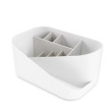 Umbra UMBRA organizer kosmetyków GLAM biało-szary - stojak na akcesoria do makijażu z przegródkami Umbra UMBRA organizer kosmetyków GLAM biało-szary - stojak na akcesoria do makijażu z przegródkami
