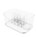 Umbra UMBRA organizer kosmetyków GLAM przezroczysty - stojak na akcesoria do makijażu z przegródkami Umbra UMBRA organizer kosmetyków GLAM przezroczysty - stojak na akcesoria do makijażu z przegródkami