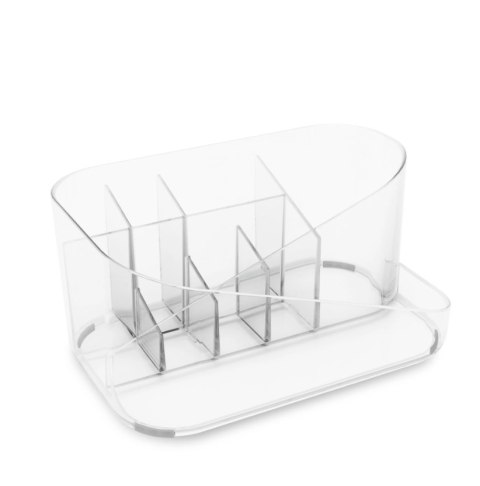 Umbra UMBRA organizer kosmetyków GLAM przezroczysty - stojak na akcesoria do makijażu z przegródkami Umbra UMBRA organizer kosmetyków GLAM przezroczysty - stojak na akcesoria do makijażu z przegródkami