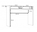 Forte DALATE DQLT321ST-M368A Toaletka set - zestaw Forte DALATE DQLT321ST-M368A Toaletka set - zestaw