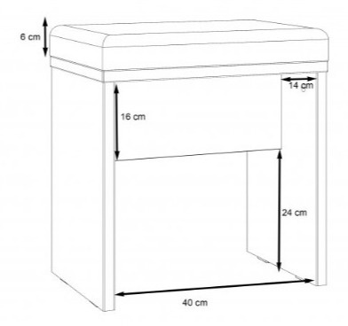 Forte DALATE DQLT321ST-M368A Toaletka set - zestaw Forte DALATE DQLT321ST-M368A Toaletka set - zestaw