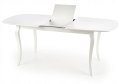 Halmar stół ALEXANDER rozkładany biały MDF lakier drewno lite 150-190x90