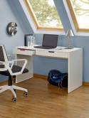 Halmar biurko ESKIMO B-1 biały MDF lakier laminat obrzeża ABS z szufladami 120x60 Halmar biurko ESKIMO B-1 biały MDF lakier laminat obrzeża ABS z szufladami 120x60