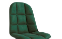 Halmar K417 krzesło ciemny zielony tkanina - velvet / stal malowana proszkowo