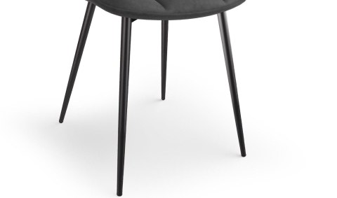 Halmar K417 krzesło popielaty tkanina - velvet / stal malowana proszkowo Halmar K417 krzesło popielaty tkanina - velvet / stal malowana proszkowo