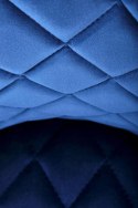 Halmar K450 krzesło granatowy tkanina velvet / stal malowana Halmar K450 krzesło granatowy tkanina velvet / stal malowana