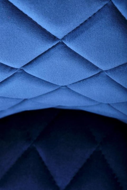 Halmar K450 krzesło granatowy tkanina velvet / stal malowana Halmar K450 krzesło granatowy tkanina velvet / stal malowana