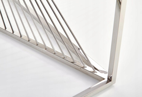 Halmar KN4 konsolka, stelaż stal chromowana - srebrny, szkło - dymiony 120x40 Halmar KN4 konsolka, stelaż stal chromowana - srebrny, szkło - dymiony 120x40