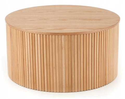 ŁAWA OKRĄGŁA WOODY MDF okleina naturalna DREWNO NATURALNY fi80 Halmar ŁAWA OKRĄGŁA WOODY MDF okleina naturalna DREWNO NATURALNY fi80 Halmar
