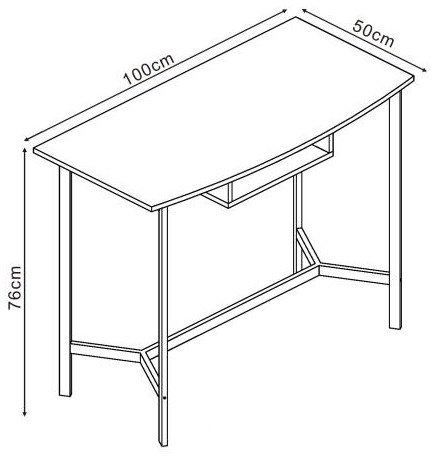 Halmar biurko B41 MDF okleinowany dąb złoty / czarny stal malowana proszkowo 100x50 Halmar biurko B41 MDF okleinowany dąb złoty / czarny stal malowana proszkowo 100x50
