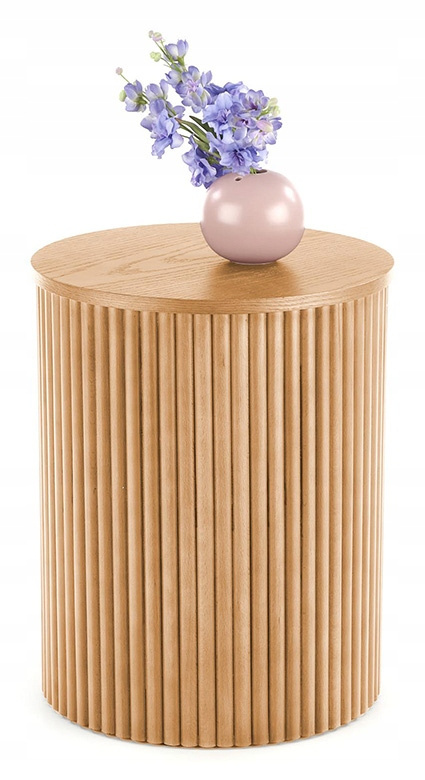 ŁAWA OKRĄGŁA WOODY-S Halmar MDF + okleina naturalna DREWNO LITE NATURALNY fi40 ŁAWA OKRĄGŁA WOODY-S Halmar MDF + okleina naturalna DREWNO LITE NATURALNY fi40