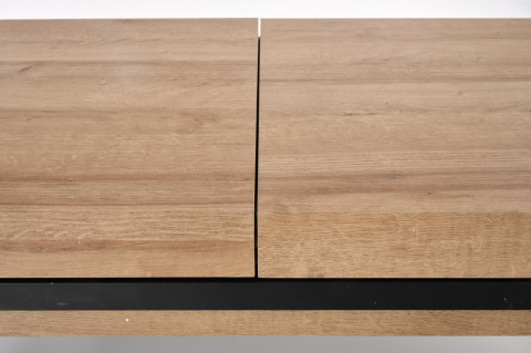 Halmar ława ze schowkiem CLARA MDF okleinowany dąb złoty/czarny stal malowana proszkowo 110x60 Halmar ława ze schowkiem CLARA MDF okleinowany dąb złoty/czarny stal malowana proszkowo 110x60