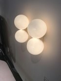 Moosee MOOSEE Kinkiet lampa ścienna BOLL TWIN stal złota klosze szkło mleczne 2xG9 Moosee MOOSEE Kinkiet lampa ścienna BOLL TWIN stal złota klosze szkło mleczne 2xG9