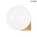 LAMPA ŚCIENNA KINKIET BOLL KULA stal ZŁOTA klosz SZKŁO MLECZNE G9 Moosee MOOSEE LAMPA ŚCIENNA KINKIET BOLL KULA stal ZŁOTA klosz SZKŁO MLECZNE G9 Moosee MOOSEE