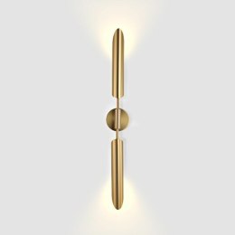 Moosee MOOSEE KInkiet lampa ścienna LOCCA złota stal 2xG9 elegancka i nowoczesna do domu i do lokalu hotelu