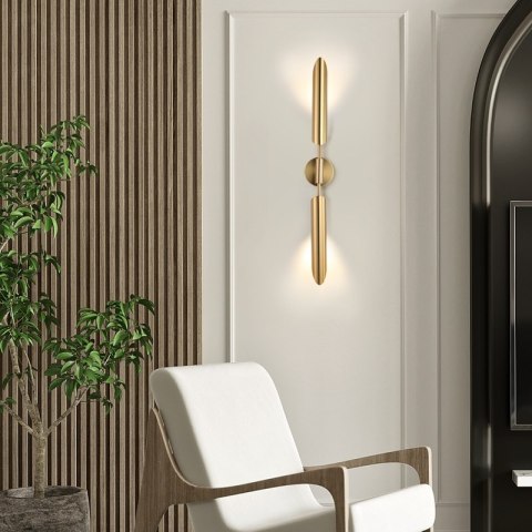 Moosee MOOSEE KInkiet lampa ścienna LOCCA złota stal 2xG9 elegancka i nowoczesna do domu i do lokalu hotelu Moosee MOOSEE KInkiet lampa ścienna LOCCA złota stal 2xG9 elegancka i nowoczesna do domu i do lokalu hotelu