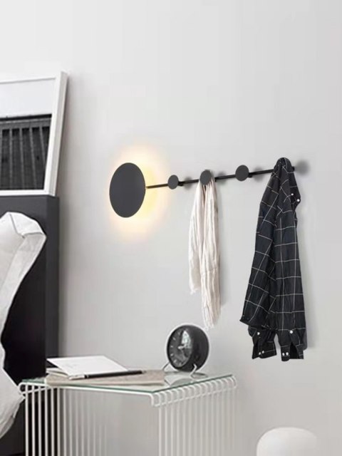 KINKIET LAMPA ścienna LED SHADOW HANG z WIESZAKIEM CZARNA metal Moosee MOOSEE KINKIET LAMPA ścienna LED SHADOW HANG z WIESZAKIEM CZARNA metal Moosee MOOSEE