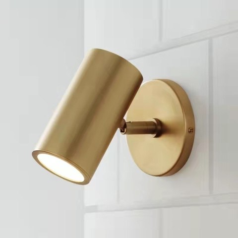 Moosee MOOSEE Kinkiet lampa ścienna SPOT złota stal aluminium regulowany klosz GU10 Moosee MOOSEE Kinkiet lampa ścienna SPOT złota stal aluminium regulowany klosz GU10