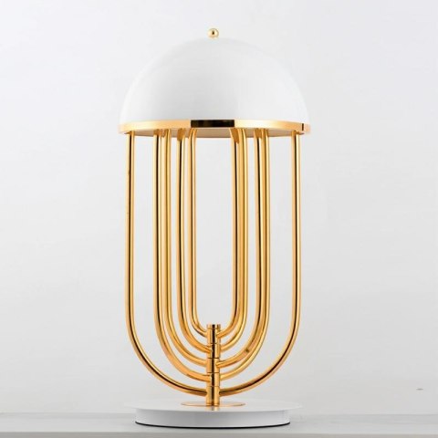 LAMPA BIURKOWA nocna STOŁOWA BOTTEGA stal ZŁOTO / BIAŁA G9 Moosee MOOSEE LAMPA BIURKOWA nocna STOŁOWA BOTTEGA stal ZŁOTO / BIAŁA G9 Moosee MOOSEE