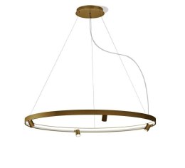 LAMPA WISZACA LED CIRCLE SPOT 60 GOLD stal nierdzewna ZŁOTA osłona akryl Moosee MOOSEE