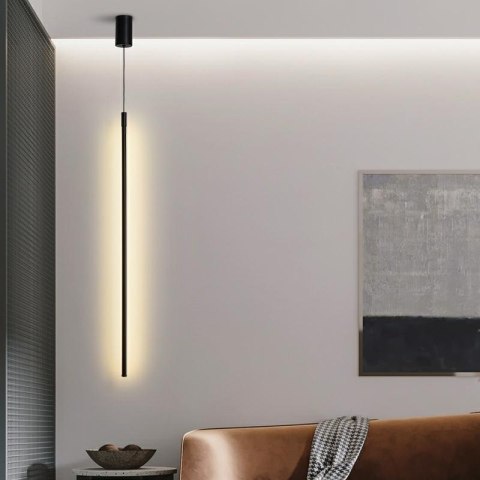 LAMPA WISZĄCA LED OMBRE 60 CZARNA stal akryl Moosee MOOSEE nowoczesna i minimalistyczna LAMPA WISZĄCA LED OMBRE 60 CZARNA stal akryl Moosee MOOSEE nowoczesna i minimalistyczna