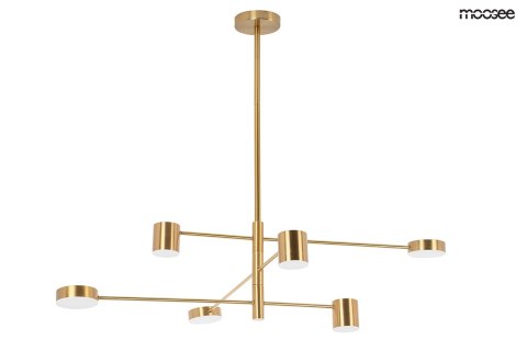 Moosee MOOSEE lampa wisząca LED PIAZETTA złota stal elegancka i nowoczesna Moosee MOOSEE lampa wisząca LED PIAZETTA złota stal elegancka i nowoczesna