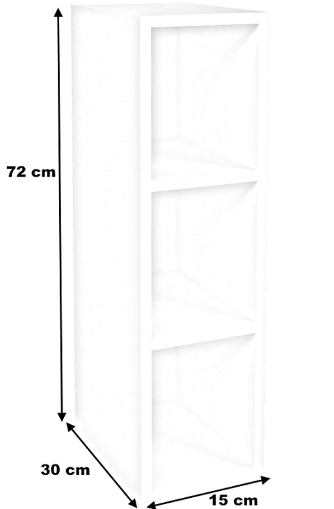 Halmar VENTO G-15/72 szafka górna otwarta dąb craft - szafka kuchenna wisząca z półkami - płyta laminowana Halmar VENTO G-15/72 szafka górna otwarta dąb craft - szafka kuchenna wisząca z półkami - płyta laminowana