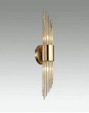 KINKIET LAMPA ŚCIENNA AMADEO ZŁOTA metal KLOSZE KRYSZTAŁOWE E14 King Home nowoczesna i elegancka KINKIET LAMPA ŚCIENNA AMADEO ZŁOTA metal KLOSZE KRYSZTAŁOWE E14 King Home nowoczesna i elegancka