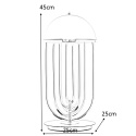LAMPA BIURKOWA nocna STOŁOWA BOTTEGA stal ZŁOTO / BIAŁA G9 Moosee MOOSEE LAMPA BIURKOWA nocna STOŁOWA BOTTEGA stal ZŁOTO / BIAŁA G9 Moosee MOOSEE