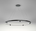 Moosee MOOSEE lampa wisząca LED CIRCLE SPOT 98 BLACK grafitowa stal nierdzewna akryl dodatkowe punkty światła Moosee MOOSEE lampa wisząca LED CIRCLE SPOT 98 BLACK grafitowa stal nierdzewna akryl dodatkowe punkty światła