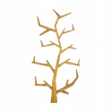 SIGNAL PÓŁKA ścienna POPRAD S 197X104X15 BRĄZ MIODOWY - drewno sosnowe, półka w kształcie drzewa