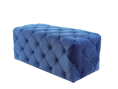SIGNAL PUFA AVIVA PROSTOKĄT VELVET GRANATOWY BLUVEL 86/ WENGE SIGNAL PUFA AVIVA PROSTOKĄT VELVET GRANATOWY BLUVEL 86/ WENGE