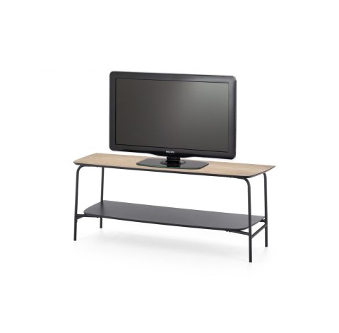 Halmar GENUA RTV1 stolik RTV czarny / naturalny Halmar GENUA RTV1 stolik RTV czarny / naturalny