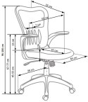 Halmar GRIFFIN fotel pracowniczy popielaty Halmar GRIFFIN fotel pracowniczy popielaty