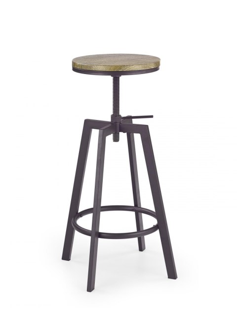 HOKER H64 REGULOWANA WYSOKOŚĆ Halmar OLD VASION / COFFEE MDF laminowany stal malowana HOKER H64 REGULOWANA WYSOKOŚĆ Halmar OLD VASION / COFFEE MDF laminowany stal malowana