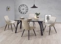 Halmar HALIFAX stół prostokątny 160x90 jasny beton MDF laminowany nogi stal malowana proszkowo czarny Halmar HALIFAX stół prostokątny 160x90 jasny beton MDF laminowany nogi stal malowana proszkowo czarny