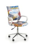 Halmar IBIS FREESTYLE fotel obrotowy młodzieżowy wielobarwny Halmar IBIS FREESTYLE fotel obrotowy młodzieżowy wielobarwny