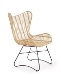 Halmar INDIANA fotel wypoczynkowy rattan naturalny Halmar INDIANA fotel wypoczynkowy rattan naturalny