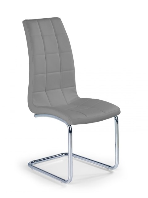 Halmar K147 krzesło Popiel/Chrom ekoskóra/metal Halmar K147 krzesło Popiel/Chrom ekoskóra/metal