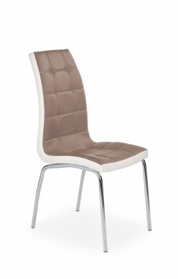 Halmar K186 krzesło cappuccino - biały