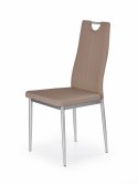 Halmar K202 krzesło Cappuccino ekoskóra/metal Halmar K202 krzesło Cappuccino ekoskóra/metal